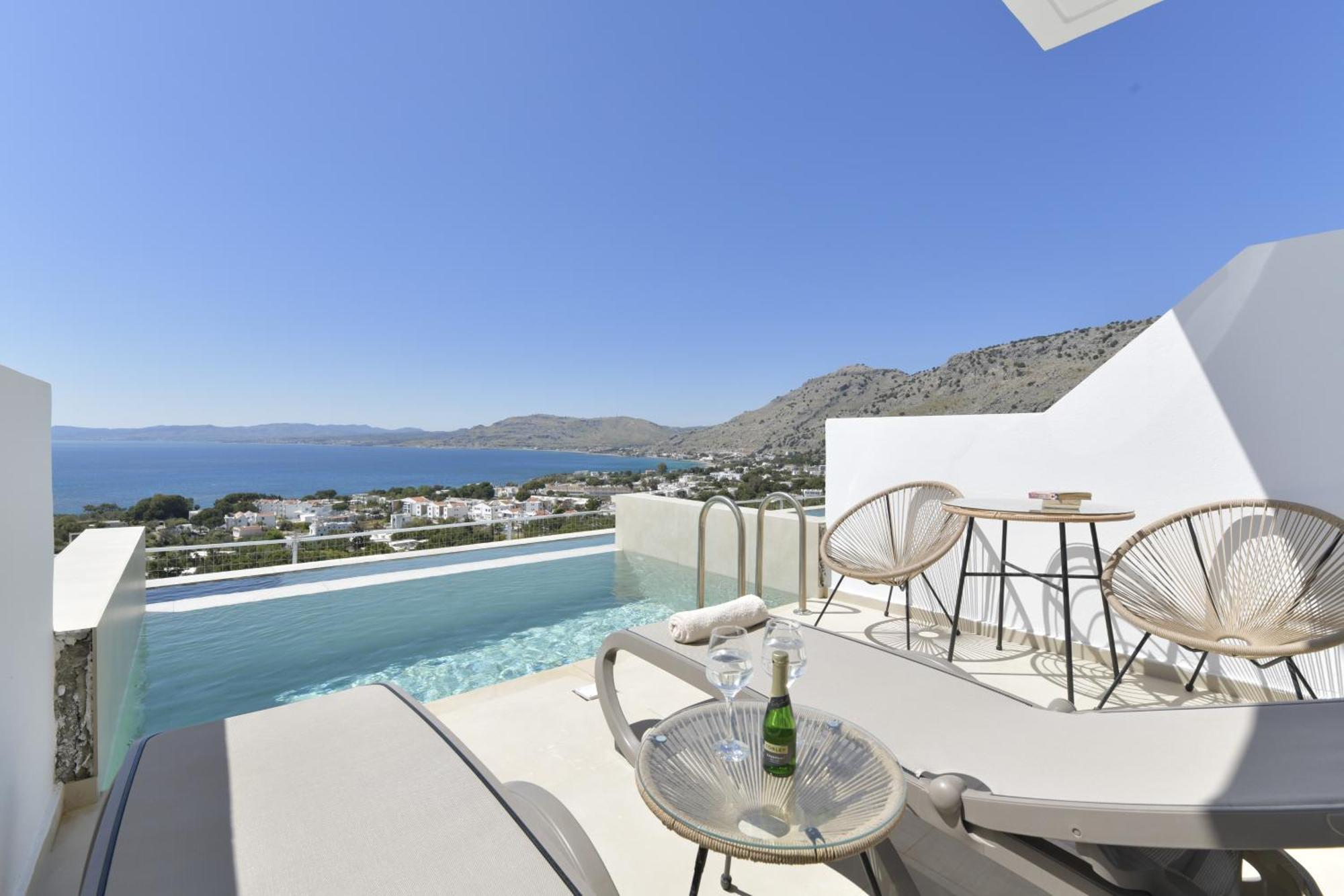 Aparthotel Lindos Nest à Pefki Extérieur photo