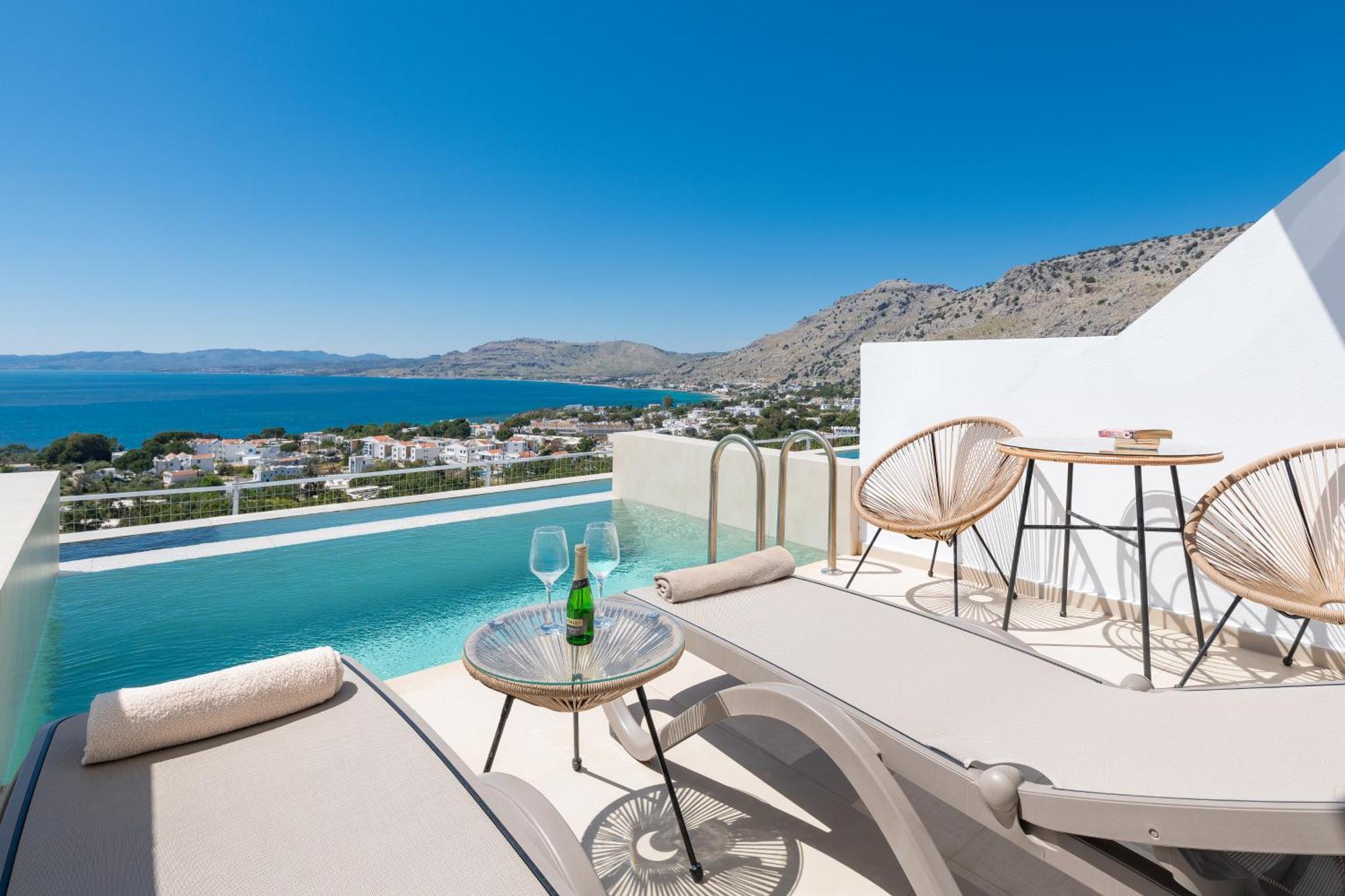 Aparthotel Lindos Nest à Pefki Extérieur photo